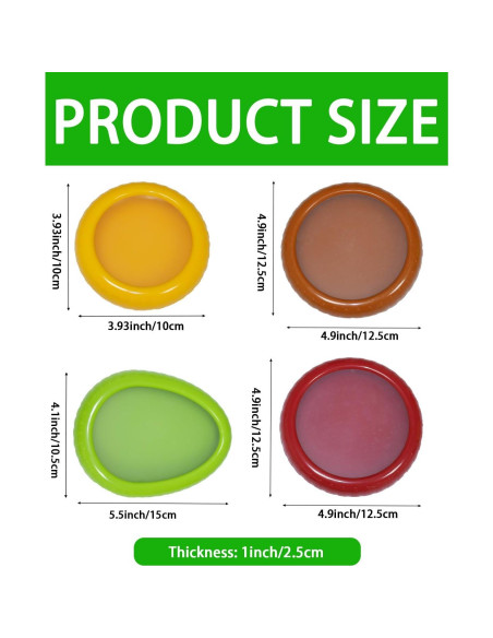 Set de 4 Contenedores de Almacenamiento Reutilizables NYYYSMT Set de 4 Contenedores de Almacenamiento Reutilizables NYYYSMT