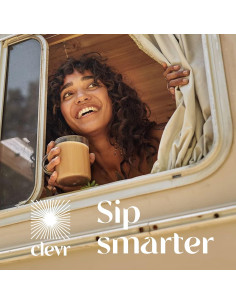 Espumador de Leche Clevr CBMF100 Acero Inoxidable Recargable 2