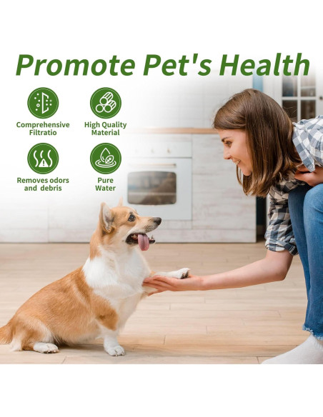 16 Filtros de Reemplazo para Fuente de Agua Smartoo 7L