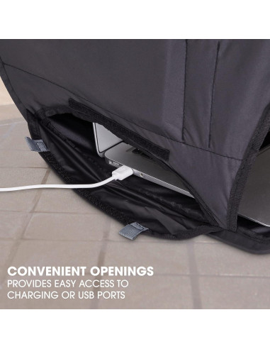 Sombrilla Plegable para Laptop RitzGear 17" Impermeable