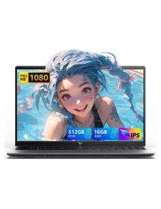 Laptop MALLRACE 15.6" Alder Lake N97, 16GB RAM, 512GB SSD