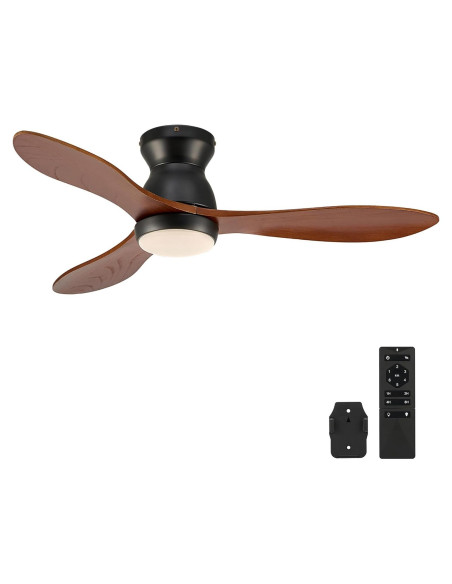 Ventilador de Techo VONLUCE 106.68 cm con Luz y Control Remoto