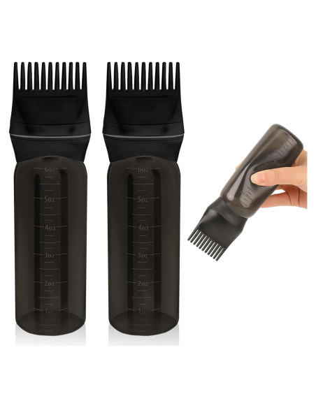 Botella Aplicadora de Tinte para Cabello MOZEAT LENS 177ml - 2 Piezas Botella Aplicadora de Tinte para Cabello MOZEAT LENS 177ml - 2 Piezas