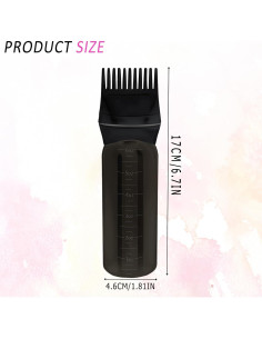 Botella Aplicadora de Tinte para Cabello MOZEAT LENS 177ml - 2 Piezas 2