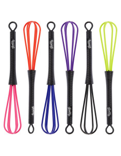 Set de 6 Mini Batidores de Silicona Glamlily para Tinte