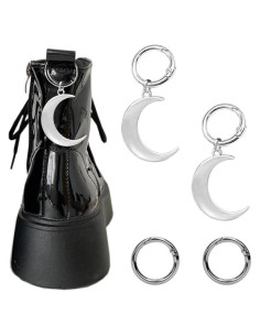 Hebillas Decorativas para Zapatos Sheoklips - 2 Pcs Luna