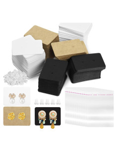 Kit de Tarjetas para Pendientes Swpeet 800Pcs Soportes y Bolsas