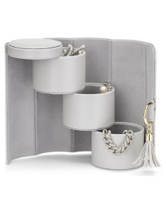 Organizador de Joyas de Viaje Vlando Rollo Cuero Sintético