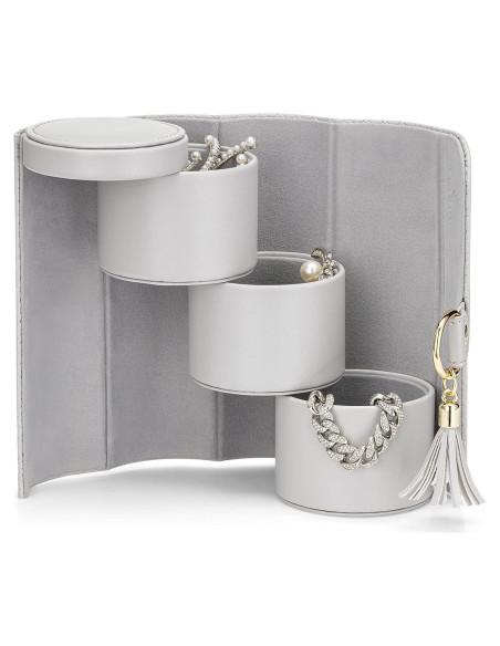 Organizador de Joyas de Viaje Vlando Rollo Cuero Sintético