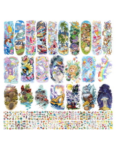 Tatuajes Temporales para Niños Leesgel - 66 Hojas Diversas