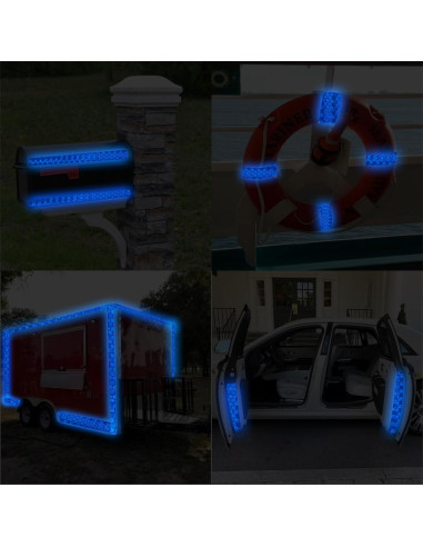 Cinta Reflectante SWRT 5 cm x 9.14 m DOT-C2 Azul Resistente