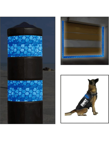 Cinta Reflectante SWRT 5 cm x 9.14 m DOT-C2 Azul Resistente