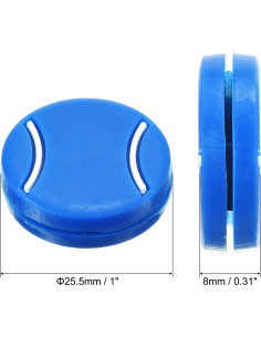 Amortiguador de Vibraciones para Raqueta de Tenis PATIKIL - Silicona Azul 2