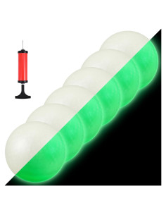 Pelotas Brillantes en la Oscuridad Hiboom - 6 Pcs 25.4 cm