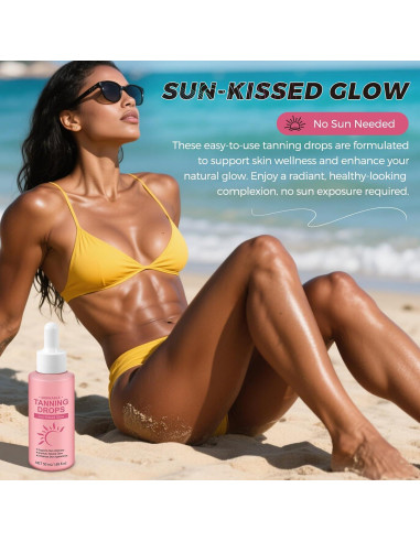 Gotas de bronceado sin sol Daiasns 50ml - Sabor sandía