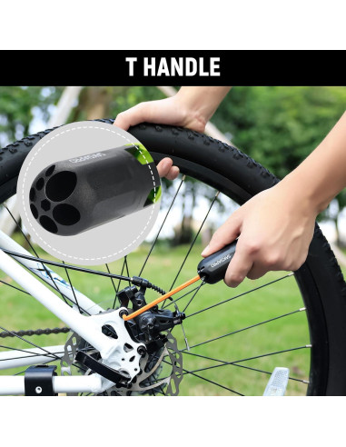 Juego de Llaves Allen Torx SAKSIAPRO 10 Piezas con Mango en T