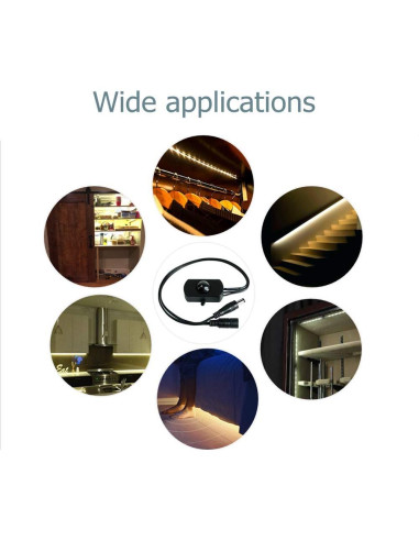 Interruptor Sensor de Movimiento SENSKY BS010H 12-30V 3A LED