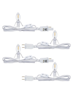 Kit de Lámpara LED Hiboom con 4 Bombillas y Cordones 180cm