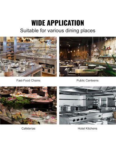 Cubo de Grasa VEVOR 10 Galones Acero al Carbono Azul