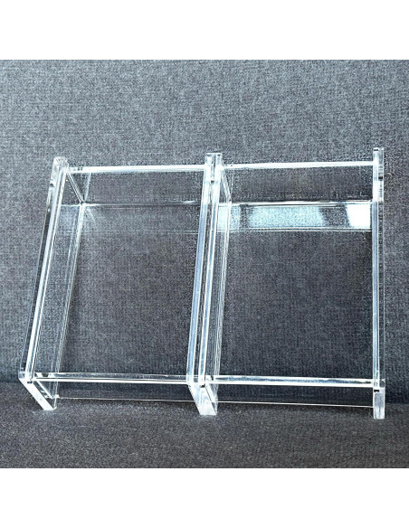 Caja Acrílica para Cartas de Juego Doble Deck 15.24x11.43cm