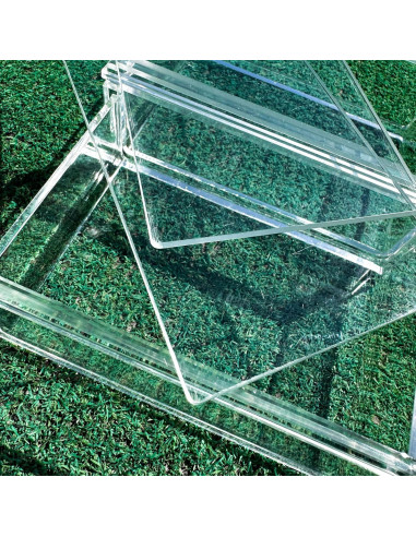 Caja Acrílica para Cartas de Juego Doble Deck 15.24x11.43cm