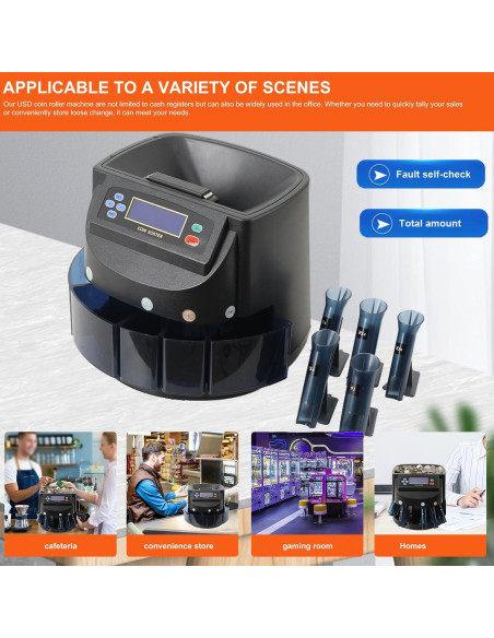 Contador y Clasificador de Monedas SUDEG LCD 150-300 Monedas Contador y Clasificador de Monedas SUDEG LCD 150-300 Monedas