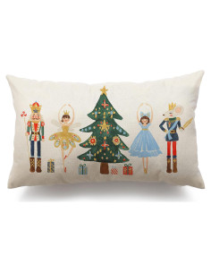 Funda de Cojín Navidad Cascanueces 50x30 cm DFXSZ