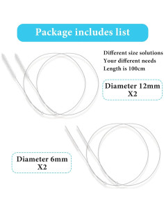 Cepillo Limpiador de Popotes Teaaha 4 Piezas Extra Largo 2