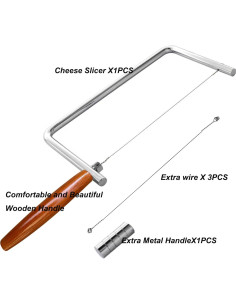 Kit Cortador de Queso SUZLFTDZSW con 3 Alambres Extra 2