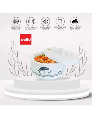 Cazuela Aislada Cello Chef 2500 Deluxe 2300 ml Acero Inoxidable