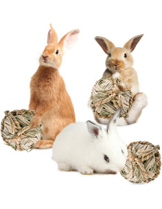 Bolas de Hierba Marina SunGrow para Mascotas - 3 Piezas 2