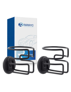 Soporte Magnético para Tazas RARAYC 2 Pcs Negro Antideslizante