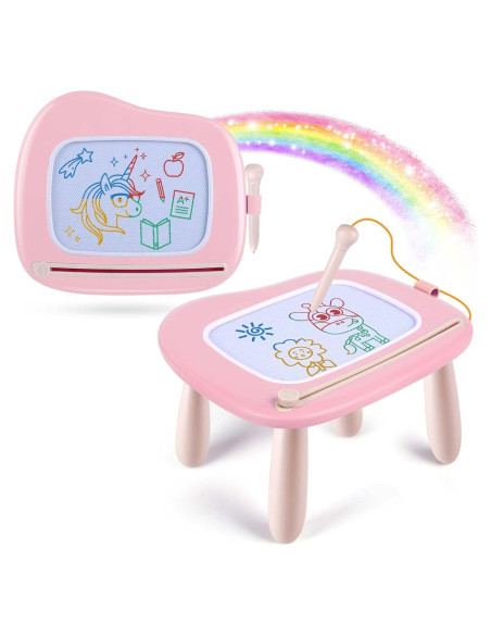 Tablero Magnético de Dibujo Smasiagon Rosa 30.5x26.7cm