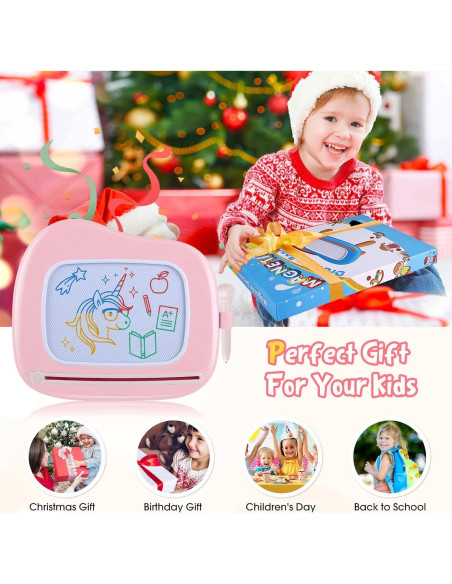 Tablero Magnético de Dibujo Smasiagon Rosa 30.5x26.7cm