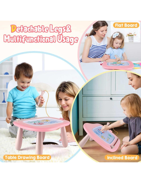 Tablero Magnético de Dibujo Smasiagon Rosa 30.5x26.7cm