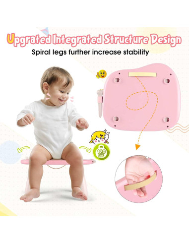 Tablero Magnético de Dibujo Smasiagon Rosa 30.5x26.7cm