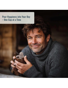 Infusor de Té de Silicona DecorChiq en Forma de Hombre Azul 2