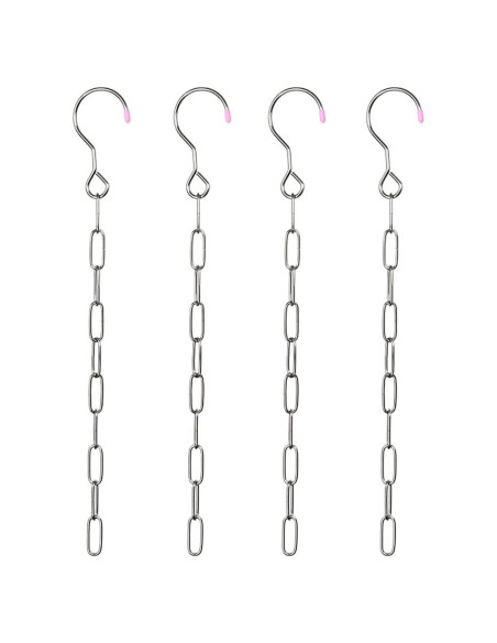 4 Organizadores de Closet Luzen Acero Inoxidable Ahorra Espacio 4 Organizadores de Closet Luzen Acero Inoxidable Ahorra Espacio