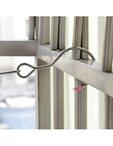 4 Organizadores de Closet Luzen Acero Inoxidable Ahorra Espacio