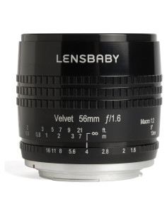 Lente Velvet 56 Lensbaby para Nikon F - Efecto Suave y Sedoso
