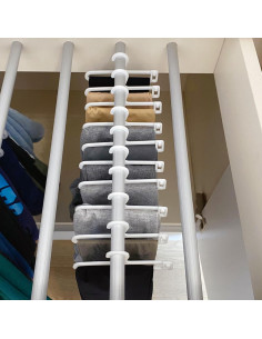 Perchas Pequeñas FCLNTLTT para Bufandas y Pantalones - 20 Unidades 2