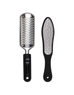 Raspador de pies Oneleaf 2PCS acero inoxidable para pedicura