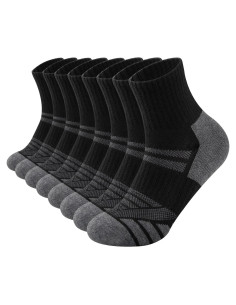 Calcetines de Tobillo Acolchados COOPLUS para Hombre - 8 Pares