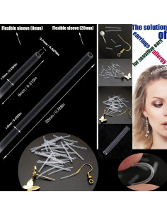 60 Fundas y Respaldos de Silicona OwlkOrmy para Pendientes 2