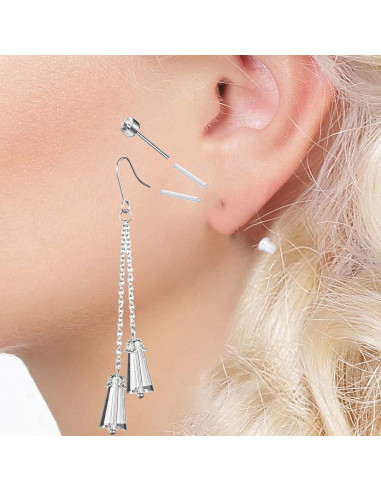 60 Fundas y Respaldos de Silicona OwlkOrmy para Pendientes