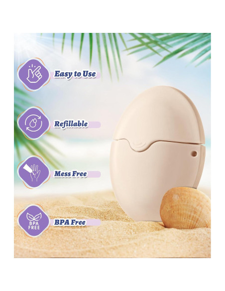 Aplicador de Protector Solar Reutilizable KYHDIYA 55ml