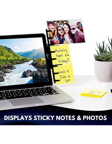 Soporte de Documentos Note Tower para Monitor y Laptop Negro