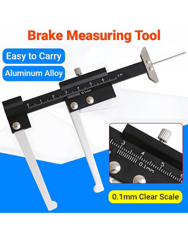 Caliper de Medición de Profundidad de Freno Acouto 0-60mm