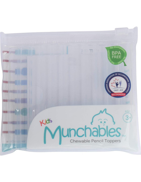 Toppers Masticables Munchables para Lápices - Set de 10