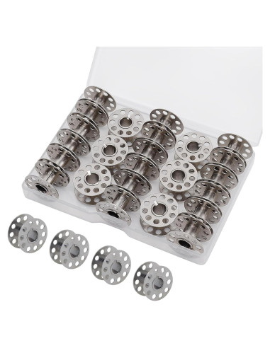 Bobinas de Máquina de Coser Kidoom 28 PCS Metal Estándar
